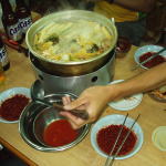 韓国料理　鳥鍋